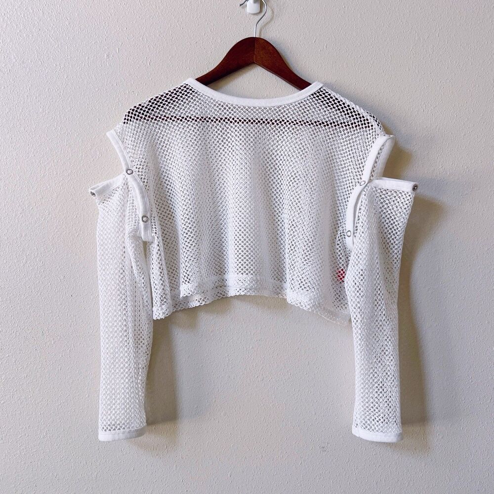 Repipi Armario 2WAY Mesh Cropped Pullover Top M White Japanese Streetwear